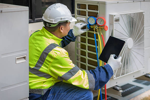 Professional Heat Pump Repair technician working in Georgetown, CA